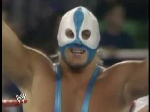 The Blue Blazer (Owen Hart) vs. Gene Ligon (10 23 1988 WWF Wrestling Challenge)