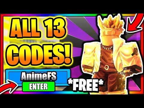 ALL *13* NEW SECRET OP WORKING CODES! Roblox Anime Fighting Simulator