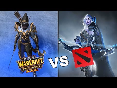Dota 1 VS Dota 2 + UPDATED WarCraft 3 Reforged!