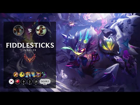 Fiddlesticks Jungle vs Nidalee - KR Grandmaster Patch 12.14