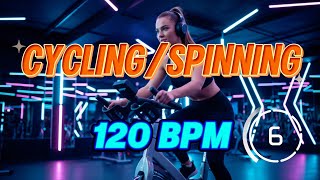 1 Hour Cycling/Spinning｜120 BPM EDM Non Stop Workout Music Playlist