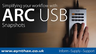 Video thumbnail for RME ARC USB - Simplifying Your Workflow: Snapshots by Synthax Audio UK