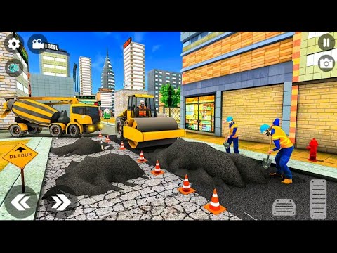 Mega City Underpass Bridge Road Building Construction Simulator - Android GamePlay / ng youtuber  /