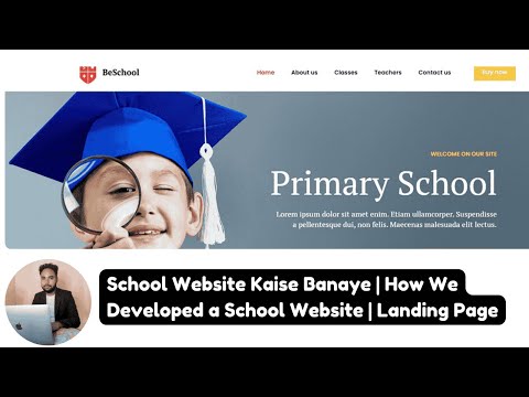 Professional School Website — client website video