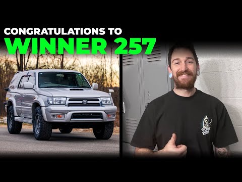 Meet Winner 257 Shawn Lemew from Prescott Valley, Arizona who Won our Toyota Hilux Surf!