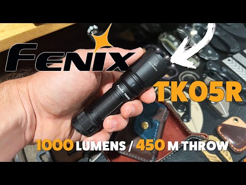 Fenix TK05R Review & Beam Test! (Compact Tactical EDC Flashlight)
