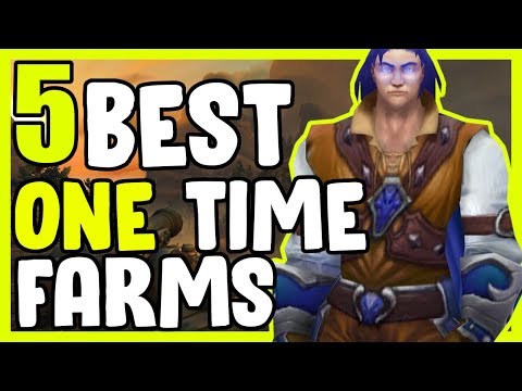 5 Best One Time Farms For Easy Gold In WoW BFA 8.3 - Gold Farming, Gold Making Guide
