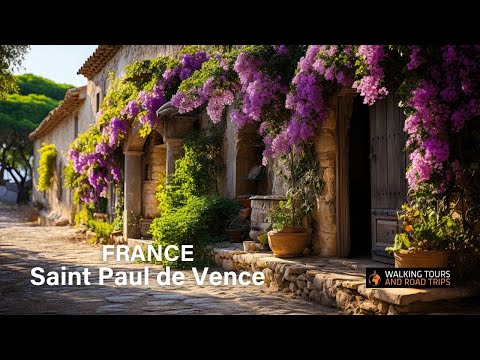 Discover Saint Paul de Vence 🇫🇷 French Riviera Village Tour 4k video
