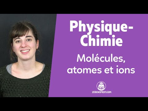 Molécules, atomes et ions