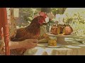 Tea Time With Our Cute Chickens ️ Early Summer Garden Rural Cottage Life