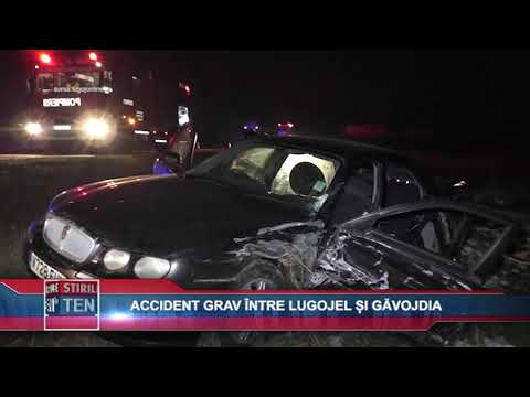 ACCIDENT GRAV INTRE LUGOJEL SI GAVOJDIA - 26 MARTIE 2018