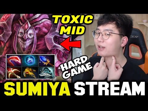 SUMIYA is in Hard Game with this Toxic Mid Dazzle | Sumiya Invoker Stream Moment #1381