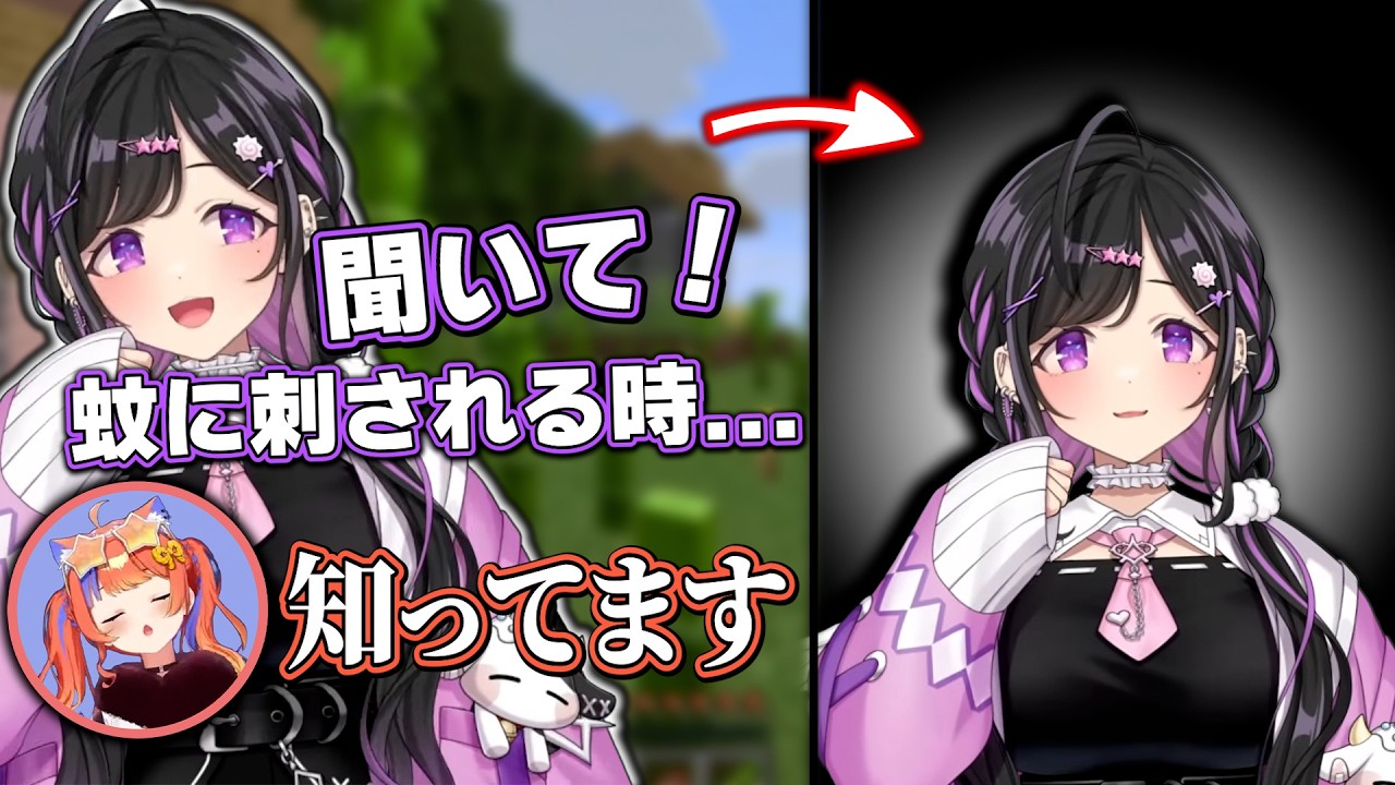 蚊の雑学を教えてくれる夜牛詩乃【 にじさんじ/切り抜き/よいゆめ 】
