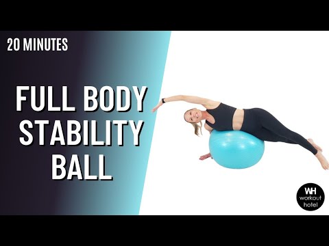 PILATES STABILITY BALL (FULL BODY ) WORKOUT with DUMBBELLS
