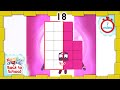 Numberblocks BacktoSchool All The Best Eighteen Moments Learn How To Count
