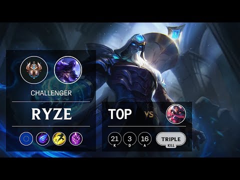 Ryze Top vs Irelia - EUW Challenger Patch 9.24