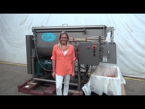 Reitz Stainless Steel Twin Paddle MIxer Demonstration