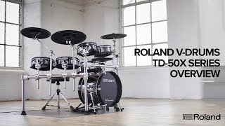 Video thumbnail for Overview of the Roland V-Drums TD-50X Series Electronic Drum Kits by RolandChannel
