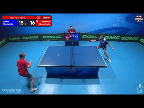 00:30 Artem Tkachenko 0 - 3 Oleksandr Storozhenko West 5 WIN CUP 03.12.2022 | TABLE TENNIS WINCUP