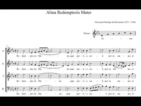 Giovanni Pierluigi da Palestrina - Alma Redemptoris Mater