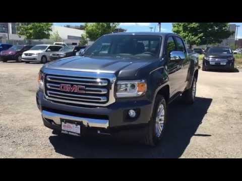 2016 GMC Canyon SLT 4WD Crew Cab SWB Cyber Gray Metallic Oshawa ON Stock# 161157