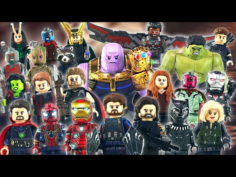 AVENGERS INFINITY WAR - LEGO MINIFIGURES SHOWCASE