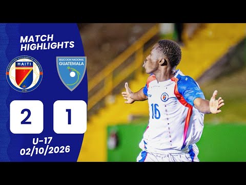 Haiti vs Guatemala u17 qualifications Round