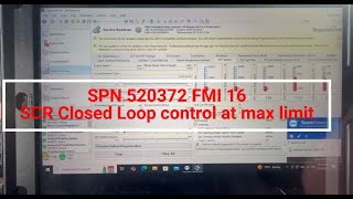 SPN 520372 FMI 16. SCR CLOSED LOOP CONTROL AT MAX LIMIT. FREIGHTLINER CASCADIA