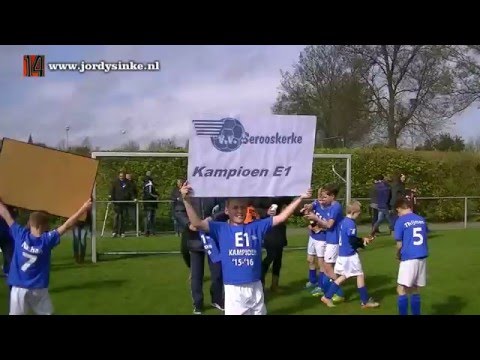 Viering kampioenschap Serooskerke E1