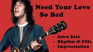 Need Your Love So Bad - Peter Green's Fleetwood Mac | Solo, Rhythm and Improvising Ideas