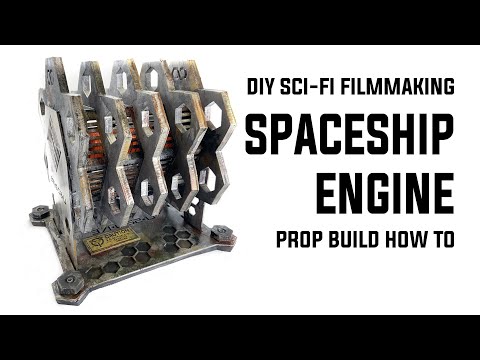 DIY SCI-FI ENGINE: LASER CUTTING & PAINTING TUTORIAL