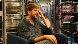 Ruben Östlund interviewed by Stanislas Ide at CINEMATEK.