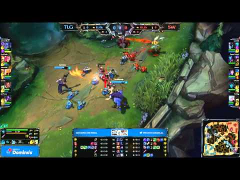 T&L Gaming vs 5 Wings - Octavos - #DominosGo4LoL 181 - Español