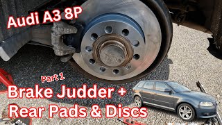 Replacing Rear Brake Pads and Discs - 2010 Audi A3 8P 1.6 TDI - Part 1