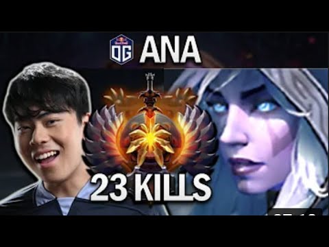 OG.ANA DROW RANGER - 23 KILLS - DOTA 2 PRO GAMEPLAY