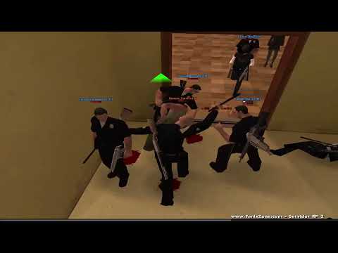 10 policías vs 1 cheto.