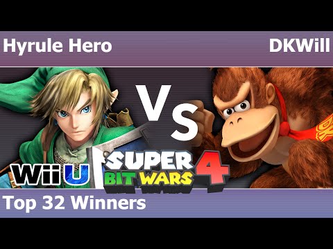 SBW4 Smash 4 - Hyrule Hero (Link) vs iQHQ | DKWill (DK) - Top 32 Winners
