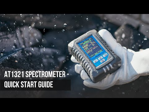 AT1321 Spectrometer - QUICK START GUIDE (Spectrometric Personal Radiation Detector)