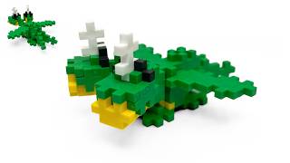 Plus-Plus Two-Headed Dragon instructions