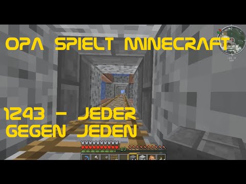 Opa spielt Minecraft 1243 - Jeder gegen jeden