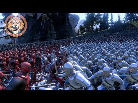 15.000 Gondor Soldiers vs 15.000 Deadpools- Ultimate Epic Battle Simulator 2- UEBS 2