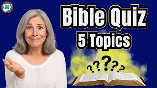 Can You Score 25/25 Across 5 Bible Topics?✝️🤔