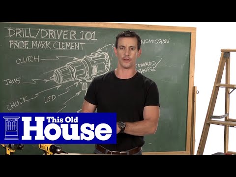 Part of a video titled Drill/Driver 101: How to Use a Variable-Speed Trigger | Tool School