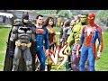 HOMEM ARANHA HULK BATMAN E SUPERMAN Desafio De Heróis Marvel Vs DC GTA V IR GAMES