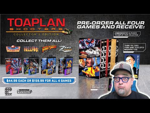 Retro-Bit Toaplan Shooters Collection For Sega Genesis - Zero Wing First Official USA Release!