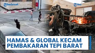 Pembakaran Tepi Barat Meluas! Hamas & Global Kecam Serangan Pemukim yang Bakar Masjid Hajjeh Hamideh