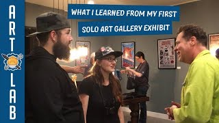 Lessons From My First Solo Art Show