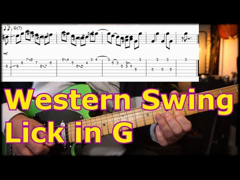 Western Swing Lick with TABS