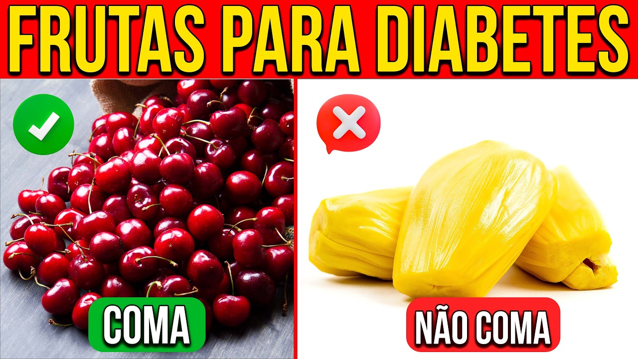 7 FRUTAS que SUGAM o AÇÚCAR do SANGUE │ TOP 7 FRUTAS para DIABÉTICOS e as 5 PIORES no DIABETES
