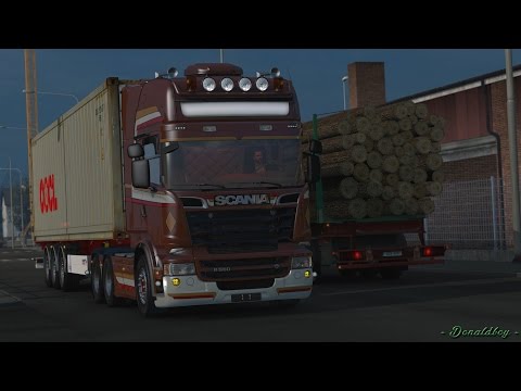Euro Truck Simulator 2 Scania Streamline Tonerud Transport